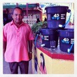 Malmatec School official receiving filters